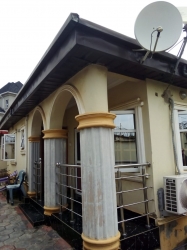 Executive Luxury 3bed Rooms Bungalow At Hotel Bus/stop Lasu I Igbando Rd.lagos Mainland. 3 bedroom Detached Bungalow for Sale Egbe Idimu Lagos Vetra  Property