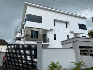 Brand New 90% Done Serviced 4-bedroom Terrace House With Bq For Sale 4 bedroom Terraced Duplex for Sale Lekki Lagos Vetra  Property