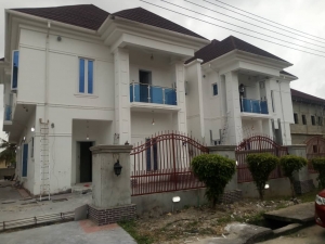 Newly Built 5 Bedroom Twin Duplex Finished Contemporary Style With Library And Bq  5 bedroom Semi-Detached Duplex for Sale Ajah Lagos Vetra  Property