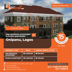 Own A Unit Of Apartment With Ease For 15years And Receive Rental Returns Paid To You For This Period  Flat for Sale Shomolu Lagos Vetra  Property