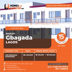 Get Paid Rental Income For The Next 15years By Investing Little Capital Sum Today Flat for Sale Gbagada Lagos Vetra  Property