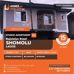 Own A Unit Of Self Contain For 15years With Ease And Collect Rent For This Period  Flat for Sale Shomolu Lagos Vetra  Property