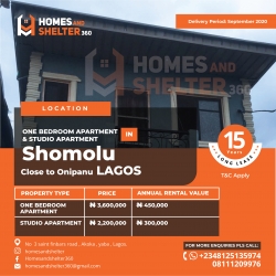 Own A Unit Of Apartment For 15years With Ease And Collect Rent For This Period  Mini Flat for Sale Shomolu Lagos Vetra  Property