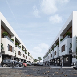 100 Units Of Luxury 4 Bedroom Terrace Duplex And A Bq 4bedroom Semi Detached Duplexes With Bq  4 bedroom Terraced Duplex for Sale Lekki Lagos Vetra  Property