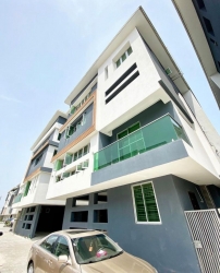 Massive 4 Bedroom Townhouse On 4 Floors Within A Fully Serviced Estate  4 bedroom Terraced Duplex for Sale Lekki Lagos Vetra  Property