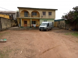 2units Of 3bedroom( Up N Down) Setback On A Full Plot Of Land Fenced And Gated At Adams Estate, College Bus Stop, Ikotun: R/s Price #15m Net. Blocks of Flats for Sale Ikotun Igando Lagos Vetra  Property