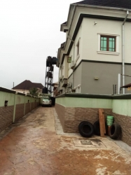 Newly Build Executive Lovely Sharp 3 Bedroom Apartment With Modern Facilities On A Good Environment Pay And Park In With Prepared Meter All Rooms En Suit 3 bedroom Flat for Rent Isolo Lagos Vetra  Property
