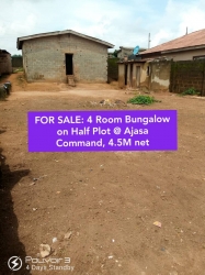 Standard 4 Bedroom Bungalow On A Good Environment With Registered Title Fence With Gate On A 30 By 120sqm Of Land Detached Bungalow for Sale Ipaja Lagos Vetra  Property