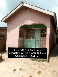 Standard Sharp 2 Bedroom Bungalow On A 30 By 60sqm Of Land On A Good Environment With Fence And Gate And Registered Title Detached Bungalow for Sale Ipaja Lagos Vetra  Property