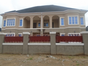 4 Bedroom Semi Detached Duplex With 2 Rooms Bq In A Mini Estate 4 bedroom House for Sale Life Camp Abuja Vetra  Property