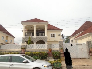 Fully Detached 4 Bedroom Duplex With 2 Rooms Bq, Security Post, Fenced In An Estate. 4 bedroom Detached Duplex for Sale Life Camp Abuja Vetra  Property