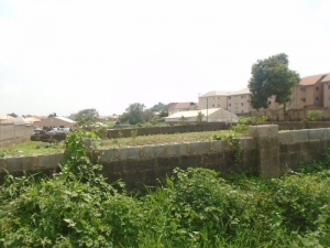 A Land Measuring 1,401sqm Fence Round With Gate For Sale,life Camp 1,401 Meter Square of Land for Sale Life Camp Abuja Vetra  Property