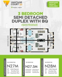 Semi-detached 3 Bedroom Duplex For Sale In Bogije 3 bedroom Semi-Detached Duplex for Sale Lekki Lagos Vetra  Property