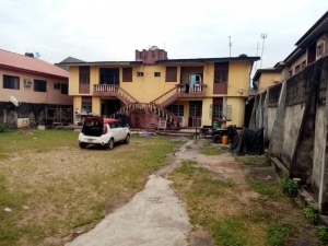 Big Land With Block Of 4flat Unit Of 3bedroom Back Blocks of Flats for Sale Ikeja Lagos Vetra  Property
