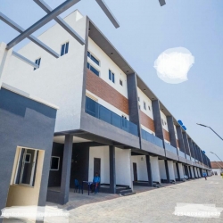 Luxury Serviced 4 Bedroom Ensuite Terrace Duplex + Serviced Quarters, Video Door Bell, Smoke Detector/alarm, Nouvo Integrated Sound System, Automated Gate System, Intercom System, Swimming Pools Fitness, Fitted Kitchen And Gate House 4 bedroom Terraced Duplex for Sale Lekki Lagos Vetra  Property