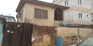 A Dilapidated Structure Built On Half Plot Of Land  Blocks of Flats for Sale Gbagada Lagos Vetra  Property