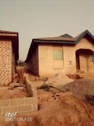 For Sale Bungalow Of 12 Rooms @ Oko Baala Off Ahamadiya Oju Ore Ota Road With Bole Holes.#10m 10 bedroom Detached Bungalow for Sale Ado Odo Ota Ogun Vetra  Property