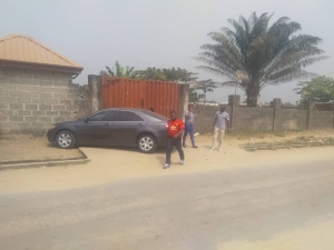  Fenced And Gated 910.249sqm Land With Foundation For A Fully Detached Duplex In Lekki Phase 2 , Block 1a On Olushola Harris Way. 910 Meter Square of Land for Sale Lekki Lagos Vetra  Property