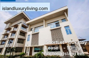 Fully Furnished Luxurious Three(3) Bed Apartments With Gym & Swimming Pool 3 bedroom Flat for Short let Victoria Island Lagos Vetra  Property