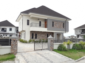 Brand New 5-bedroom Detached Duplex + 3 Rooms Bq @ Lekki - Ikota - Vgc Axis 5 bedroom Detached Duplex for Sale Lekki Lagos Vetra  Property