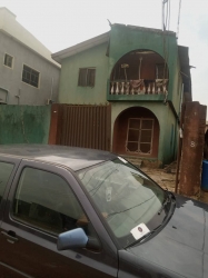 3 Numbers Of 3 Bedroom Flat And 2 Numbers Of 2 Bedroom Flat On Half Plot Of Land At Igando / Ikotun Road Very Close To Busstop And It Has Receipt And Survey P 3 bedroom House for Sale Ikotun Igando Lagos Vetra  Property