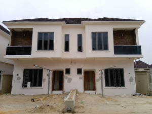 Newly Built 4 Bedroom Semi-detached Duplex With A Room Boys' Quarters  4 bedroom Semi-Detached Duplex for Sale Lekki Lagos Vetra  Property