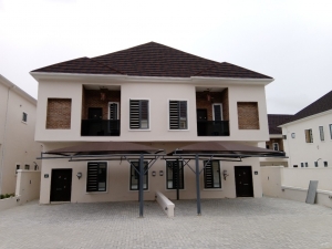 Newly Built 4 Bedroom Semi-detached Duplex With A Room Boys' Quarters  4 bedroom Semi-Detached Duplex for Rent Lekki Lagos Vetra  Property