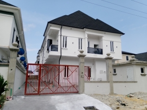 Newly Built 4 Bedroom Terraced Duplex With A Room Boys' Quarters 4 bedroom Semi-Detached Duplex for Sale Lekki Lagos Vetra  Property