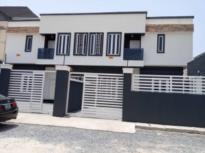 2 Units Newly Built 2 Bedroom Semi-detached Duplex With A Room Boys' Quater 2 bedroom Semi-Detached Duplex for Sale Lekki Lagos Vetra  Property