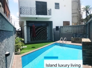 Brand New Water-view Five(5) Bedroom Fully Detached House With Built-in Fully Equipped Cinema Room Detached Duplex for Sale Ikoyi Lagos Vetra  Property