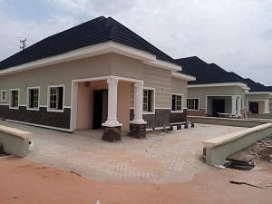 A Newly Built 4 Bedroom Fullydetached Bungalow 3 bedroom Detached Bungalow for Sale Asaba Delta Vetra  Property
