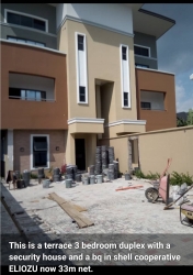 A Terrace 3 Bedroom Duplex With A Bq  3 bedroom Terraced Duplex for Sale Port Harcourt Rivers Vetra  Property