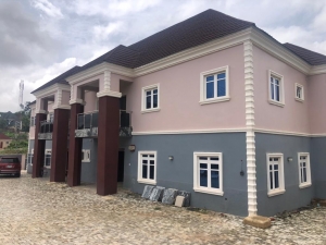 A 2 Units 4 Bedrooms Semi-detached Duplexes With A One Bedroom Flat Attached Bq 4 bedroom Semi-Detached Duplex for Sale Gwarinpa Abuja Vetra  Property