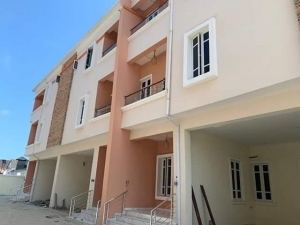 A Tastefully Finished Luxury 4 Bedroom Terrace Duplex With A Room Bq  4 bedroom Terraced Duplex for Sale Lekki Lagos Vetra  Property