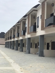 Newly Built Brand New Tastefully Furnished 4 Bedrooms Terrace In An Exclusive Safe Estate Ikota Gra. Terraced Duplex for Rent Lekki Lagos Vetra  Property