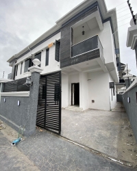 Spacious 4 Bedroom Semi Detached Duplex With A Fitted Kitchen And A Room Boys Quarter. Location:oral Estate Rent?? N4m Semi-Detached Duplex for Rent Lekki Lagos Vetra  Property