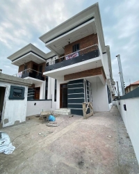 4 Bedroom Semi Detached Duplex With Bq, Location :chevron ,lagos. Price : 55 Million Naira.  4 bedroom Semi-Detached Duplex for Sale Lekki Lagos Vetra  Property