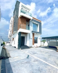 Contemporary 5 Bedroom Fully Detached Duplex (smart Home ). Features: Cinema Swimming Pool 5 bedroom Detached Duplex for Sale Lekki Lagos Vetra  Property