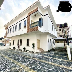 Tastefully Built 4 Bedroom Semi Detached Duplex With A Room Bq Features: All Rooms En-suite Fully Fitted Kitchen Family Lounge Walk-in-closet Adequate Parking Space Play Ground For Kids. 4 bedroom Semi-Detached Duplex for Sale Lekki Lagos Vetra  Property