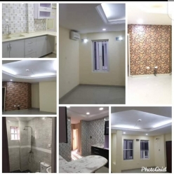 Executive 3 Bedroom Flat Apartment All Ensuite With Good Sitting Room Build With Pop Round The House+ A Big Kitchen, + A Room Self Bq, Prepaid Meter, Big Parking Space. Security Personnel At Gate 24 [email protected] 3 bedroom Blocks of Flats for Sale Maryland Lagos Vetra  Property