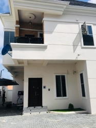 Tastefully Finished 4bedroom Semi Detached Duplex For Sale With Bq Location: In A Mini Court , At Ologolo Lekki Phase 2, After Ist Toll Gate  4 bedroom Semi-Detached Duplex for Sale Lekki Lagos Vetra  Property