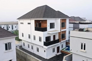 Extremely Beautiful And Exotic 5 Bedroom Fully Detached Duplex Plus A Room Bq And A Very Good Size *swimming Pool. Land Size: 450sqm 5 bedroom Semi-Detached Duplex for Sale Ajah Lagos Vetra  Property