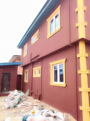 Standard & Newly Built Decent 2 Bed Room Flat All Rooms Ensuit With Visitors Toilet Fence Round With Gate Security Wise Car Park  2 bedroom Flat for Rent Shomolu Lagos Vetra  Property