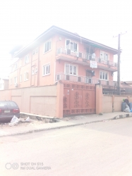 Decent & Standard 3 Bed Room Flat Fence Round With Gate Security Wise Car Park Pop, Kitchen Cabinet, To Wardrobe 3 bedroom Flat for Rent Yaba Lagos Vetra  Property