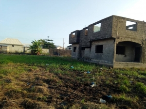 An Uncompleted Building On A Two And Half Plot Of Land  3 Plots of Land for Sale Lekki Lagos Vetra  Property