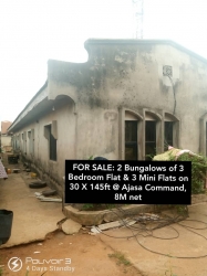 A Property Consisting Of 3 Bedroom Bungalow Plus 3 Units Of Mini Flats For Sale At Ajasa Command  Detached Bungalow for Sale Alimosho Lagos Vetra  Property