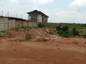 Very Attractive Land For Sale Bare And Fenced 875sqm Jahi 875 Meter Square of Land for Sale Jahi Abuja Vetra  Property
