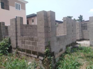 335sqm Of Land With A Structure To Lintel Level 335 Meter Square of Land for Sale Ikeja Lagos Vetra  Property