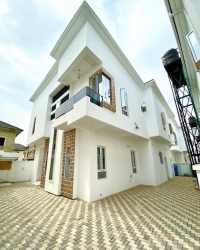 Executive 5 Bedroom Fully Detached Duplex At Osapa London, Lekki For Sale. It Boasts Of The Following Features: Ensuite Rooms, Cctv Cameras, Jacuzzi, Wall Pop For Tv, Water Heaters, Fully Fitted Kitchen E.t.c  5 bedroom Detached Duplex for Sale Lekki Lagos Vetra  Property