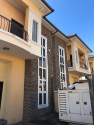 *lovely Distressed 4 Bedroom Semi Detached Duplex With A Bq Attached Also In A Secure Estate In Ologolo, (south Lakes Estate) 4 bedroom Semi-Detached Duplex for Sale Lekki Lagos Vetra  Property